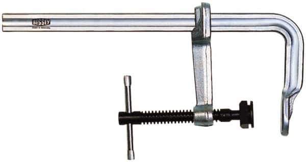 Bessey - 7" Deep Throat, 48" Max Capacity, Standard Sliding Arm Clamp - 4,880 Lb Clamping Pressure, 0.85" Spindle Diam - Industrial Tool & Supply