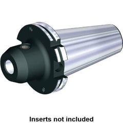 Kennametal - DV50 Taper Shank 50mm Hole End Mill Holder/Adapter - 100mm Nose Diam, 120mm Projection, M24 Drawbar, Through-Spindle & DIN Flange Coolant - Exact Industrial Supply