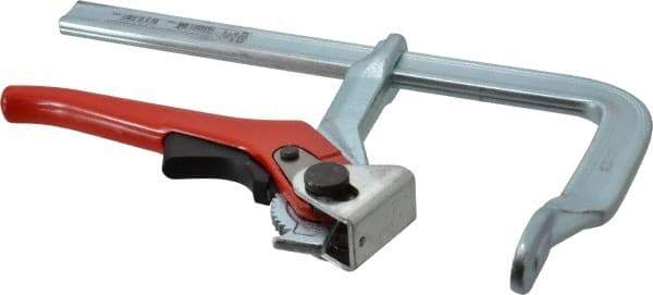 Bessey - 4" Deep Throat, 8" Max Capacity, Standard Sliding Arm Clamp - 660 Lb Clamping Pressure - Industrial Tool & Supply