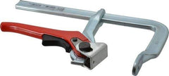 Bessey - 4" Deep Throat, 8" Max Capacity, Standard Sliding Arm Clamp - 660 Lb Clamping Pressure - Industrial Tool & Supply