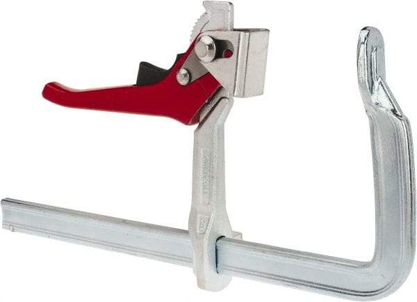 Bessey - 5-1/2" Deep Throat, 12" Max Capacity, Standard Sliding Arm Clamp - 1,200 Lb Clamping Pressure - Industrial Tool & Supply