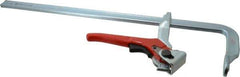 Bessey - 4-3/4" Deep Throat, 20" Max Capacity, Standard Sliding Arm Clamp - 1,200 Lb Clamping Pressure - Industrial Tool & Supply