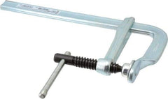 Bessey - 4" Deep Throat, 8" Max Capacity, Standard Sliding Arm Clamp - 726 Lb Clamping Pressure, 5/8" Spindle Diam - Industrial Tool & Supply