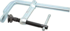 Bessey - 5-1/2" Deep Throat, 8" Max Capacity, Standard Sliding Arm Clamp - 2,660 Lb Clamping Pressure, 0.775" Spindle Diam - Industrial Tool & Supply