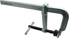 Bessey - 5-1/2" Deep Throat, 12" Max Capacity, Standard Sliding Arm Clamp - 2,660 Lb Clamping Pressure, 0.775" Spindle Diam - Industrial Tool & Supply