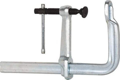 Bessey - 7" Deep Throat, 12" Max Capacity, Standard Sliding Arm Clamp - 4,880 Lb Clamping Pressure, 0.85" Spindle Diam - Industrial Tool & Supply