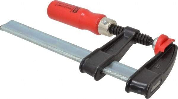 Bessey - 6" Capacity, 2-1/2" Throat Depth Steel Bar Clamp - 600 Lb Clamping Pressure - Industrial Tool & Supply