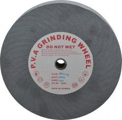 Value Collection - 6" Diam, 1" Face Width, 1/2" Center Hole, Extra Fine Grade, Deburring Wheel - 1,920 RPM - Industrial Tool & Supply