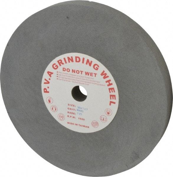 Value Collection - 10" Diam, 1" Face Width, 1" Center Hole, Coarse Grade, Deburring Wheel - 1,800 RPM - Industrial Tool & Supply