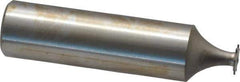Made in USA - 1/4" Diam x 1/64" Face Width, High Speed Steel, 8 Teeth, Shank Connection Woodruff Keyseat Cutter - Uncoated, 2-1/16" OAL x 1/2" Shank, Straight Teeth - Industrial Tool & Supply