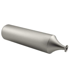 Made in USA - 1/4" Diam x 1/32" Face Width, High Speed Steel, 8 Teeth, Shank Connection Woodruff Keyseat Cutter - Uncoated, 2-1/16" OAL x 1/2" Shank, Straight Teeth - Industrial Tool & Supply