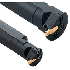 Iscar - GHAI, Internal, Left Hand, Indexable Grooving Tool Holder - 1-1/4" Shank Width, 8" OAL, Through Coolant - Industrial Tool & Supply