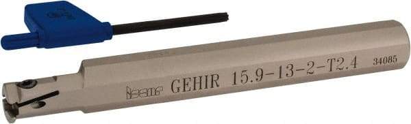Iscar - GEHI, Internal, Right Hand, 0.094" Max Depth of Cut, 0.075 to 0.095" Groove Width, Indexable Grooving Tool Holder - GEMI.., GEPI.. Insert Compatibility, 5/8" Shank Width, 5" OAL, Through Coolant - Industrial Tool & Supply
