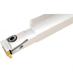 Iscar - GEHIM, Internal, Left Hand, 2.5mm Max Depth of Cut, 0.8 to 1.9mm Groove Width, Indexable Grooving Tool Holder - 12mm Shank Width, 150mm OAL, Through Coolant - Industrial Tool & Supply