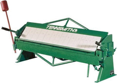 Tennsmith - 48-1/4 Inch Bending Length, Bench Machine Box and Pan Brake - 61 Inch Wide, 22 Inch Deep, 31 Inch High - Industrial Tool & Supply