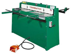 Tennsmith - 52-1/4 Inch Long Blade, Hydraulic Power Floor Shear - 61 Inch Wide x 25 Inch Deep x 42 Inch High, 0.0394 Inch Stainless Steel Capacity, 0.0630 Inch Mild Steel Capacity, 30 Inch Back Gauge Range - Industrial Tool & Supply