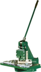 Tennsmith - 6 x 6" Notching Dimension, Metal Notcher - 1.25mm Max Mild Steel Capacity - Industrial Tool & Supply