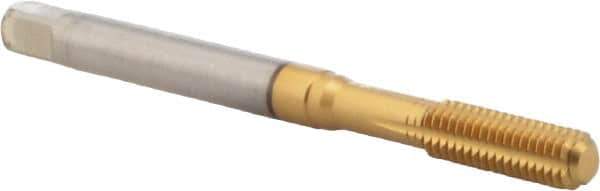 Guhring - M5x0.80 Metric Coarse 6HX Bottoming Thread Forming Tap - Cobalt, TiN Finish, 2.382" OAL, Right Hand Thread - Exact Industrial Supply