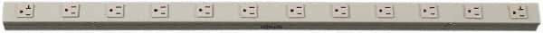 Tripp-Lite - 12 Outlets, 120 VAC20 Amps, 15' Cord, Power Outlet Strip - Clip Mount, Hardwire NEMA Configuration, 36" Strip - Industrial Tool & Supply