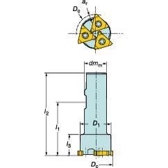 A328-039B19-13M Grooving Cutter - Industrial Tool & Supply
