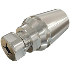Iscar - ER32 Taper Shank Tension & Compression Tapping Chuck - 1/2" Max Tap Capacity, 0.787" Projection - Exact Industrial Supply