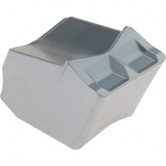 Iscar - GFN12 W IC328 Grade, 0.5" Cutting Width, Carbide Cutoff Insert - 0° Neutral Lead Angle, 0.0335" Cnr Rad, TiCN Coated, Single End - Industrial Tool & Supply