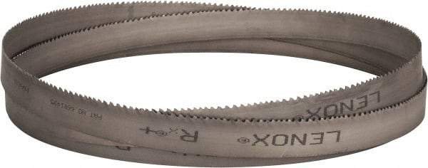 Lenox - 4 to 6 TPI, 12' 6" Long x 1-1/4" Wide x 0.042" Thick, Welded Band Saw Blade - Bi-Metal, Toothed Edge, Raker Tooth Set, Flexible Back - Industrial Tool & Supply