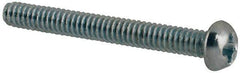 Value Collection - #2-56 UNC, 3/4" Length Under Head Phillips Drive Machine Screw - Round Head, Grade J82 Steel, Zinc-Plated Finish, Without Washer - Industrial Tool & Supply