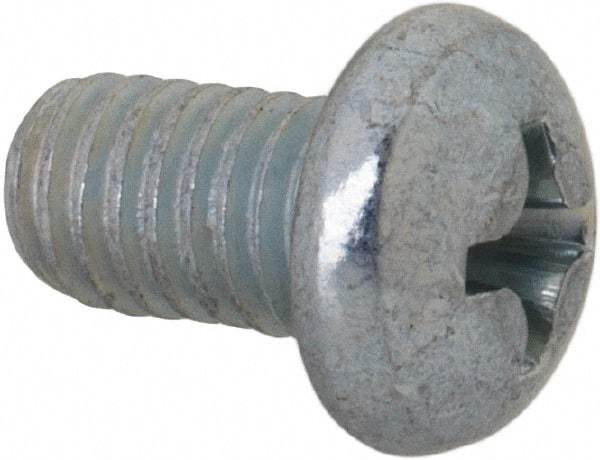 Value Collection - #10-32 UNF, 5/16" Length Under Head Phillips Drive Machine Screw - Round Head, Grade J82 Steel, Zinc-Plated Finish, Without Washer - Industrial Tool & Supply