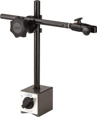 Noga - 175 Lb Magnetic Force, Fine Adjustment Indicator Positioner & Holder with Base - Post & Clamp, Rectangular Base, 2-3/8" Base Height, 60mm Base Length, 2" Base Width - Industrial Tool & Supply