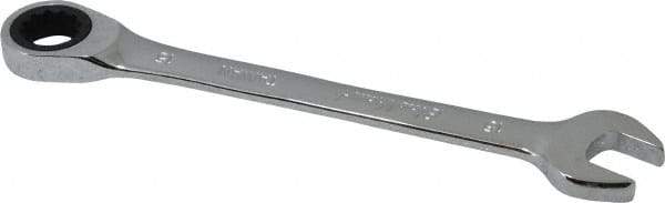 Blackhawk by Proto - 15mm 12 Point Combination Wrench - 7-1/2" OAL, Steel, Chrome Finish - Industrial Tool & Supply