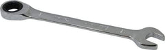 Blackhawk by Proto - 15mm 12 Point Combination Wrench - 7-1/2" OAL, Steel, Chrome Finish - Industrial Tool & Supply