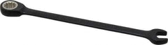 Proto - 8mm 12 Point Combination Wrench - 15° Head Angle, 5-1/2" OAL, Steel, Black Chrome Finish - Industrial Tool & Supply