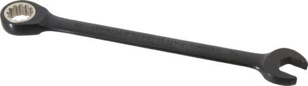 Proto - 12mm 12 Point Combination Wrench - 15° Head Angle, 6-3/4" OAL, Steel, Black Chrome Finish - Industrial Tool & Supply