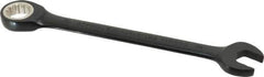 Proto - 16mm 12 Point Combination Wrench - 15° Head Angle, 8-3/16" OAL, Steel, Black Chrome Finish - Industrial Tool & Supply