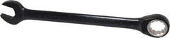 Proto - 18mm 12 Point Combination Wrench - 15° Head Angle, 9-5/16" OAL, Steel, Black Chrome Finish - Industrial Tool & Supply