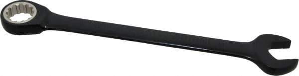 Proto - 19mm 12 Point Combination Wrench - 15° Head Angle, 9-3/4" OAL, Steel, Black Chrome Finish - Industrial Tool & Supply