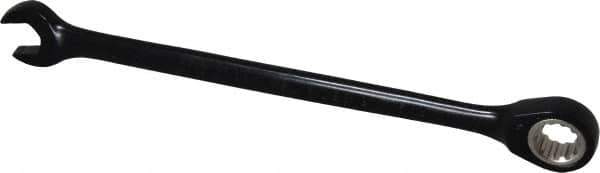 Proto - 5/16" 12 Point Combination Wrench - 15° Head Angle, 5-1/2" OAL, Steel, Black Chrome Finish - Industrial Tool & Supply
