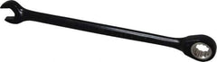 Proto - 5/16" 12 Point Combination Wrench - 15° Head Angle, 5-1/2" OAL, Steel, Black Chrome Finish - Industrial Tool & Supply