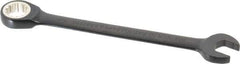 Proto - 5/8" 12 Point Combination Wrench - 15° Head Angle, 8-3/16" OAL, Steel, Black Chrome Finish - Industrial Tool & Supply