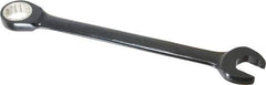 Proto - 3/4" 12 Point Combination Wrench - 15° Head Angle, 9-3/4" OAL, Steel, Black Chrome Finish - Industrial Tool & Supply