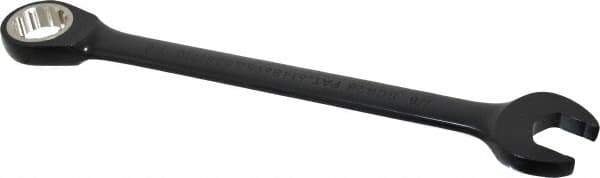 Proto - 7/8" 12 Point Combination Wrench - 15° Head Angle, 11-7/16" OAL, Steel, Black Chrome Finish - Industrial Tool & Supply