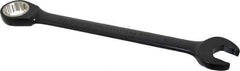Proto - 7/8" 12 Point Combination Wrench - 15° Head Angle, 11-7/16" OAL, Steel, Black Chrome Finish - Industrial Tool & Supply