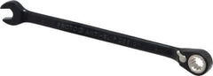 Proto - 6mm 12 Point Combination Wrench - 15° Head Angle, 5" OAL, Steel, Black Chrome Finish - Industrial Tool & Supply