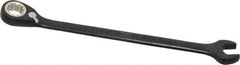 Proto - 8mm 12 Point Combination Wrench - 15° Head Angle, 5-1/2" OAL, Steel, Black Chrome Finish - Industrial Tool & Supply