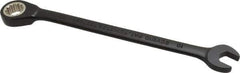 Proto - 10mm 12 Point Combination Wrench - 15° Head Angle, 6-1/4" OAL, Steel, Black Chrome Finish - Industrial Tool & Supply
