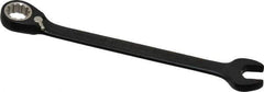 Proto - 12mm 12 Point Combination Wrench - 15° Head Angle, 6-3/4" OAL, Steel, Black Chrome Finish - Industrial Tool & Supply
