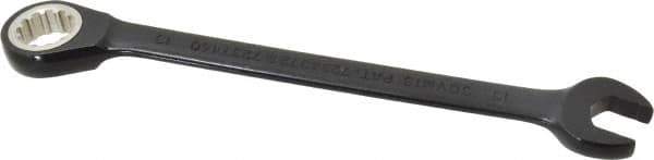 Proto - 13mm 12 Point Combination Wrench - 15° Head Angle, 7" OAL, Steel, Black Chrome Finish - Industrial Tool & Supply