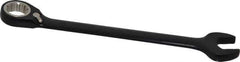 Proto - 17mm 12 Point Combination Wrench - 15° Head Angle, 8-7/8" OAL, Steel, Black Chrome Finish - Industrial Tool & Supply