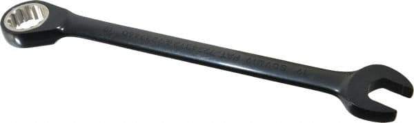 Proto - 19mm 12 Point Combination Wrench - 15° Head Angle, 9-3/4" OAL, Steel, Black Chrome Finish - Industrial Tool & Supply